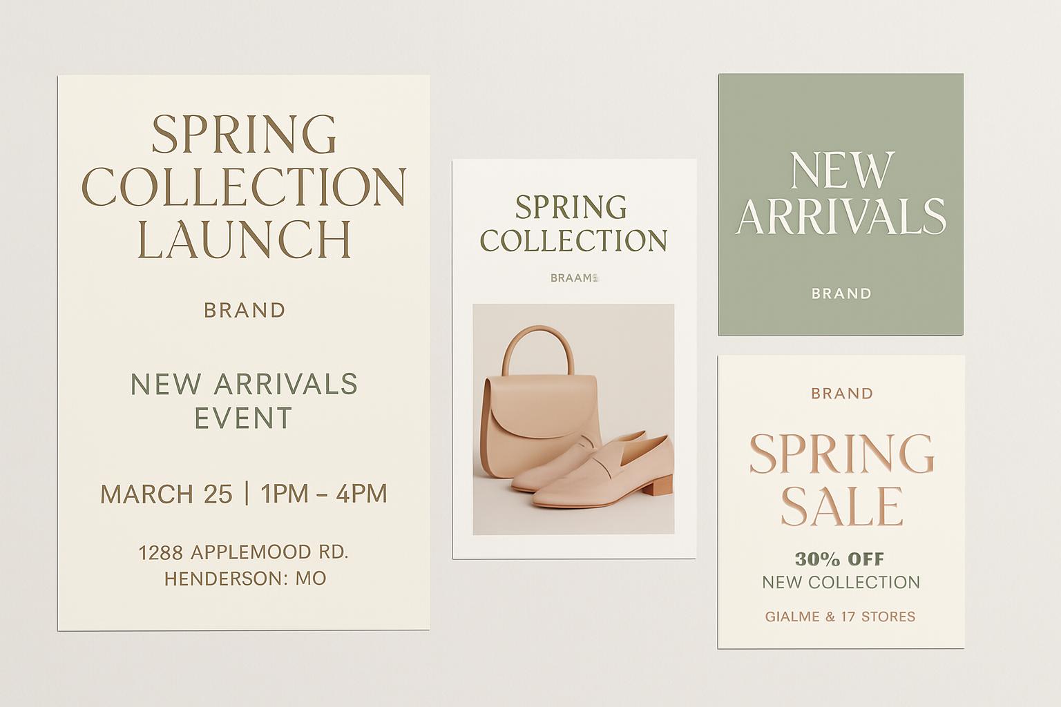 服饰品牌季度营销活动